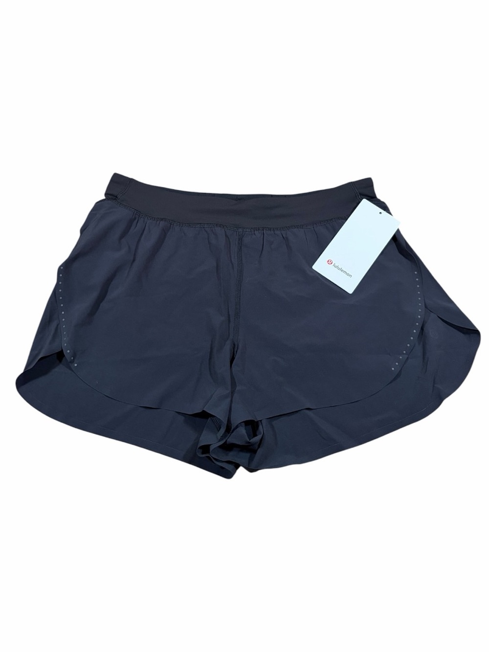 NWT Lululemon Fast & Free High-Rise Split Short 3" (Black) Size L
